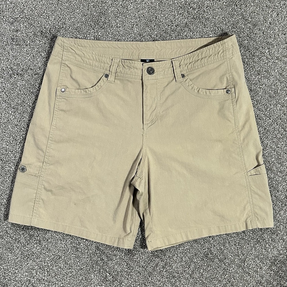 KÜHL Beige Splash Shorts -Women's 12-Hiking Outdoor 6.5" Stretch Performance